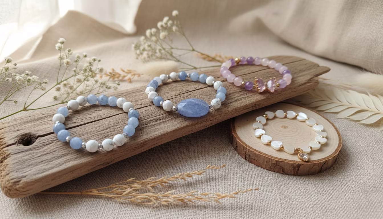 Bransoletki na gumce damskie